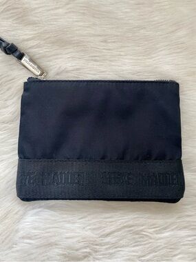 Steve Madden Black Coin Pouch with Branded Trim